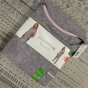NEW Cuddl Duds grey lounge set. Women’s size L